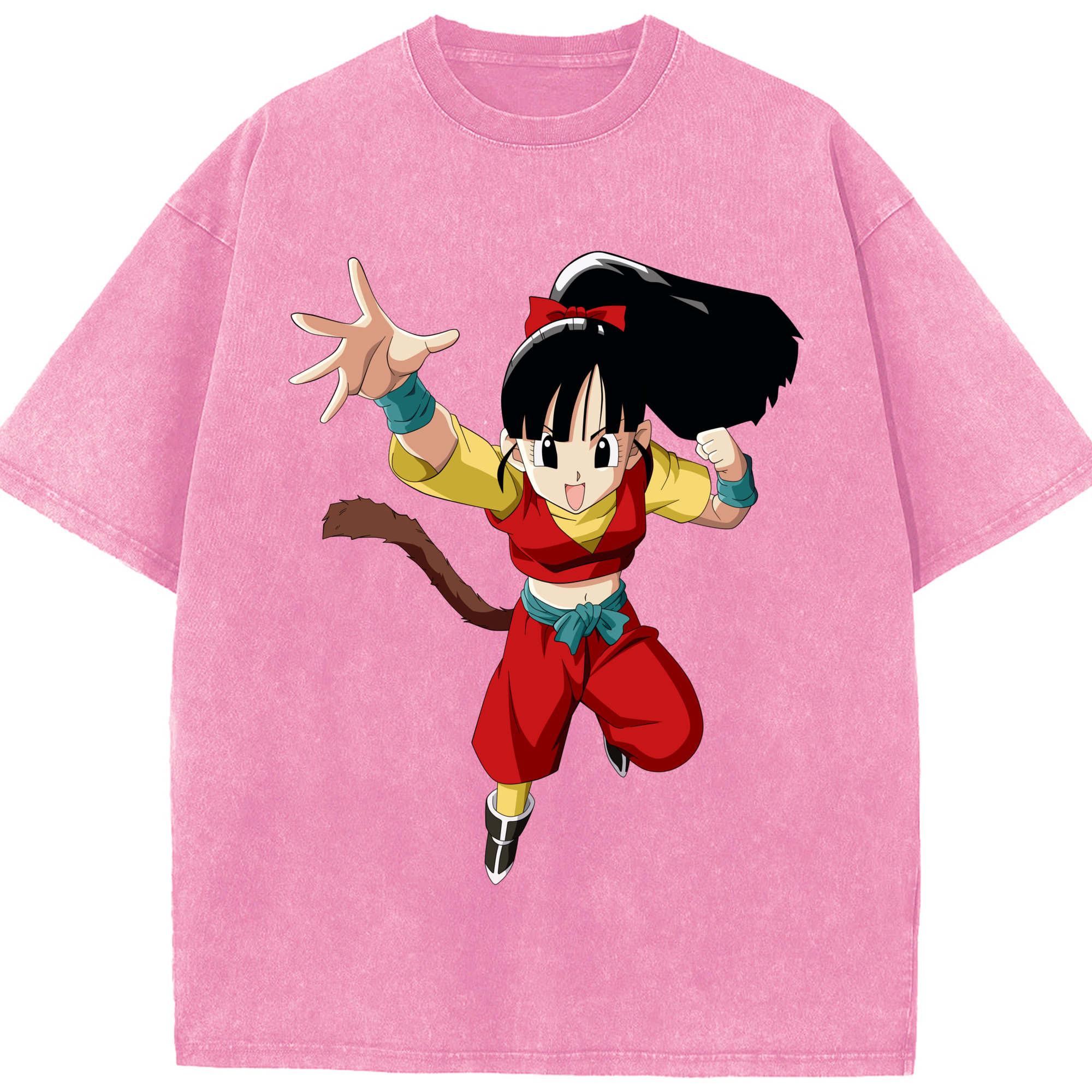 （画像用） ドラゴンボール パン DRAGON BALL Pan 綿100% ヴィンテージ風 半袖Tシャツ（フロントプリント）